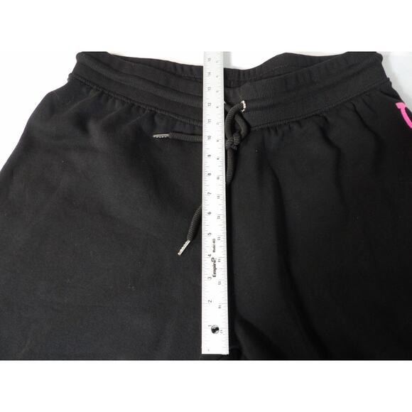 Bebe Sports Jogger Sweatpants Womens 2X Black Graphic Spellout Logo Lounge - Picture 12 of 14